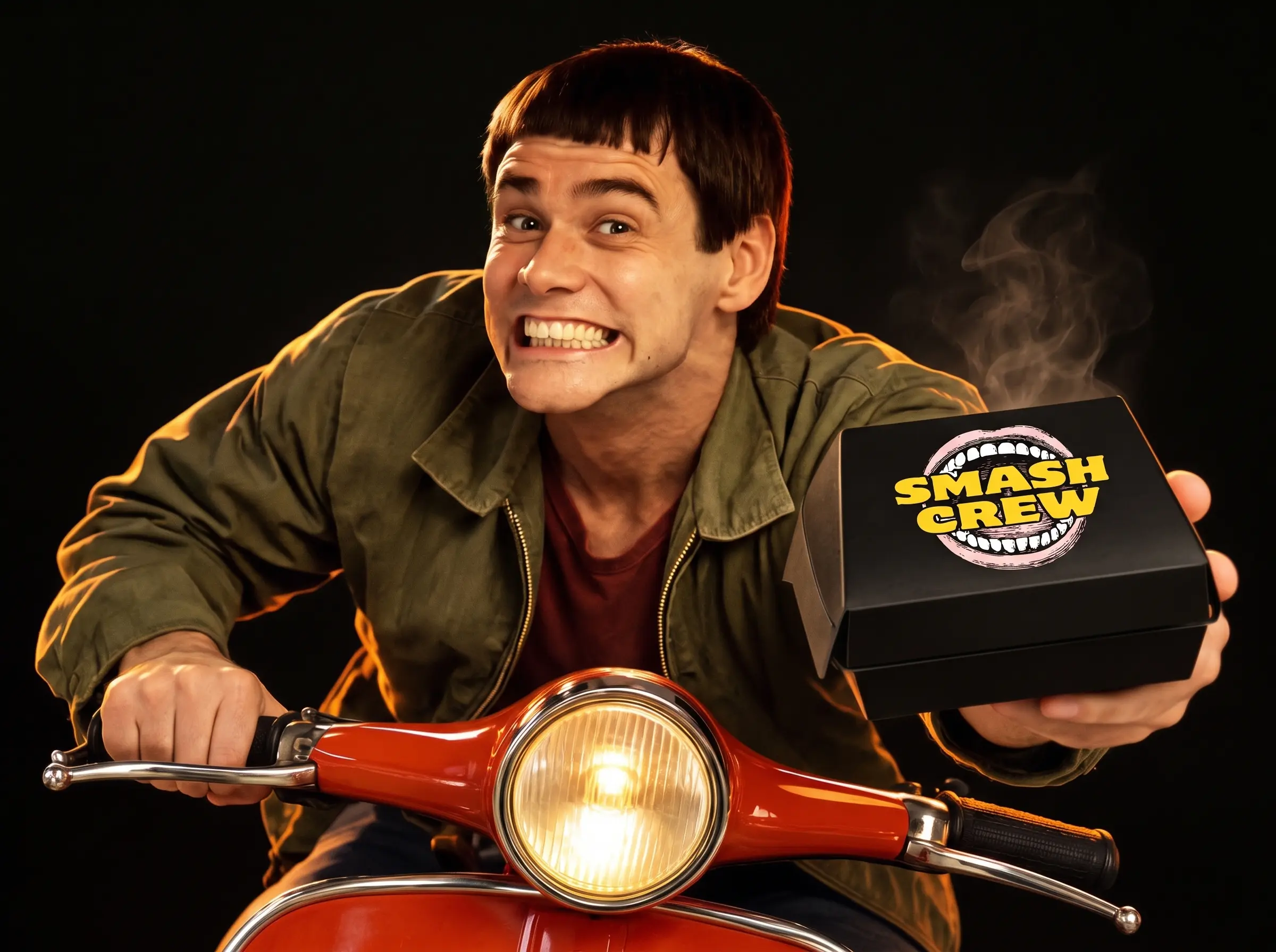 Smash Crew Delivery con Jim Carrey